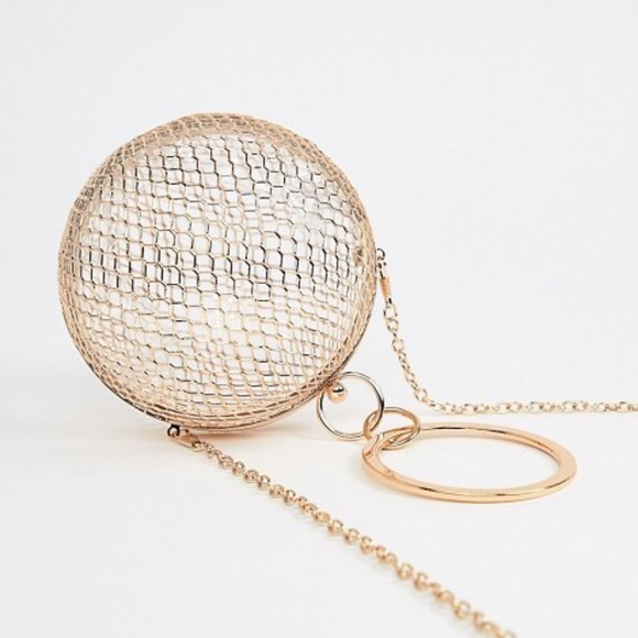 Anthropologie Handbags - Golden Aura Minaudiere